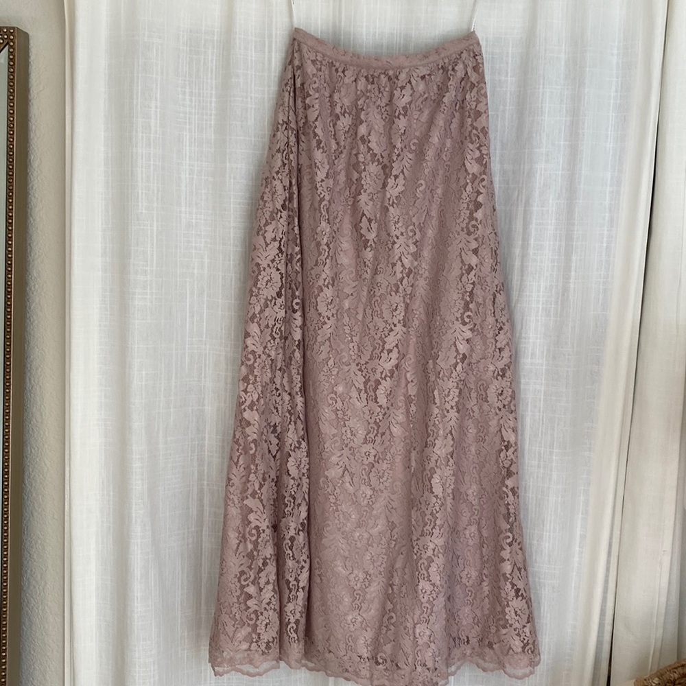 BHLDN Waters & Waters - Size 8 - NWOT - Lace Maxi Shirt